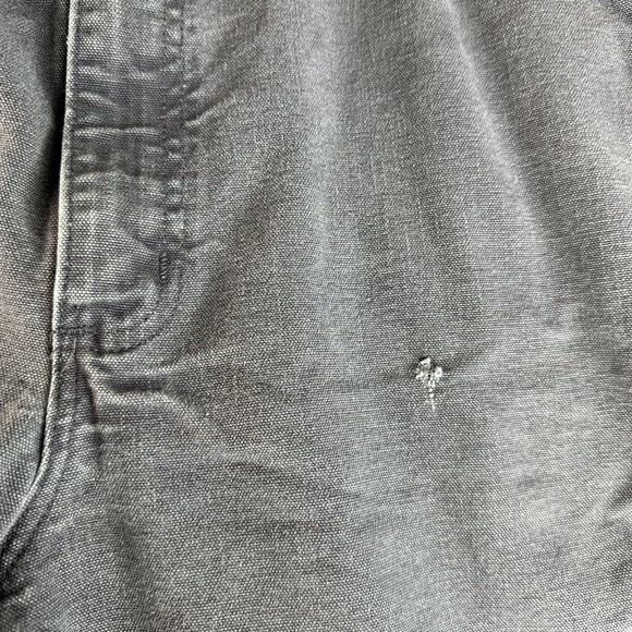 Carhartt Men's Loose Fit Washed Duck Gray Utility Work Pant Bungaree Fit 40x32 - Picture 4 of 8